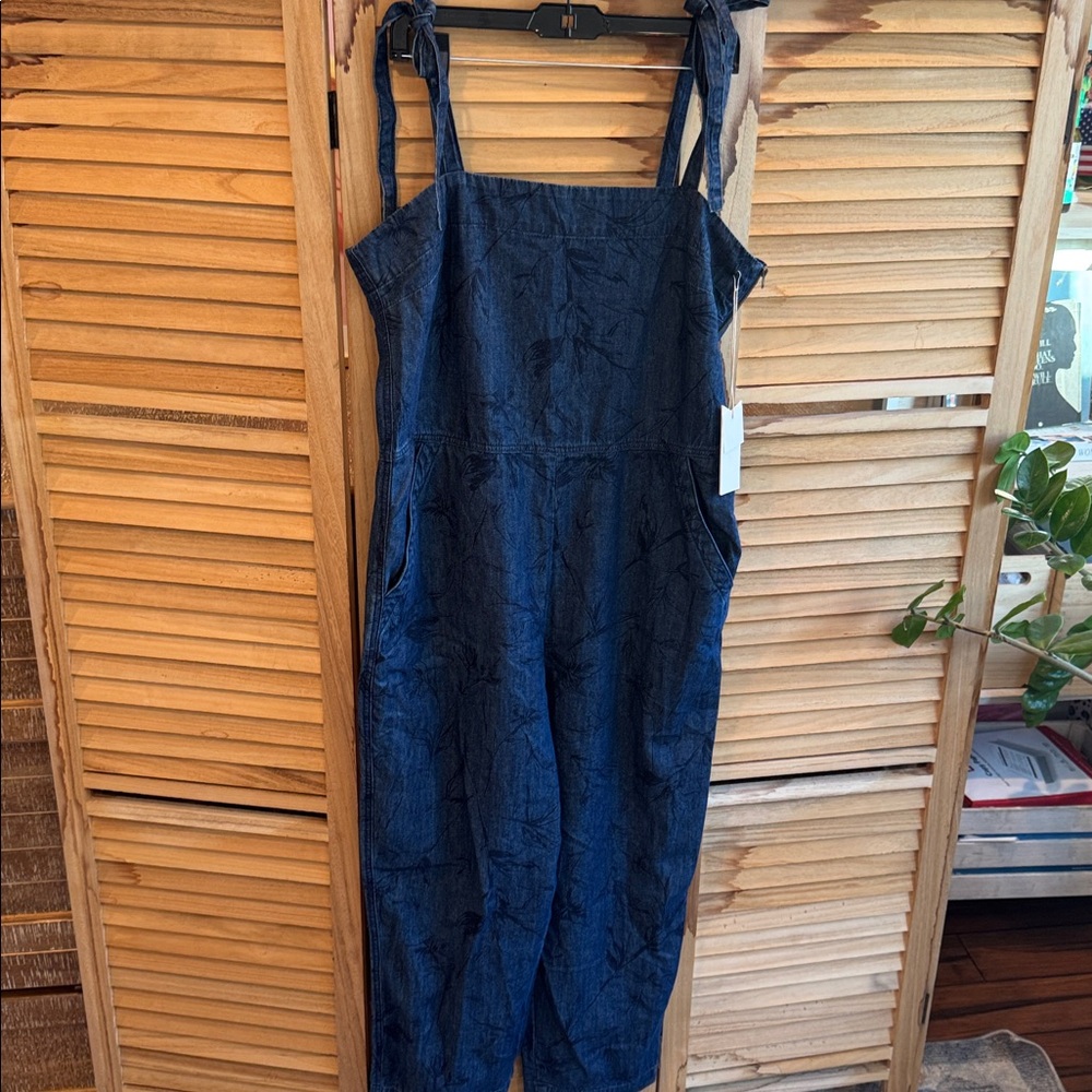 Unpublished Blue Denim Overalls